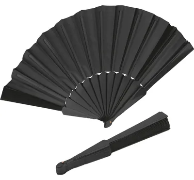Produktbild von Aufklappbarer Fächer / Handfächer / Farbe: schwarz