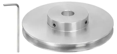 Produktbild von Einfachrillen-Riemenscheibe 14 mm mit Sechskantschlüssel - Aluminiumlegierung