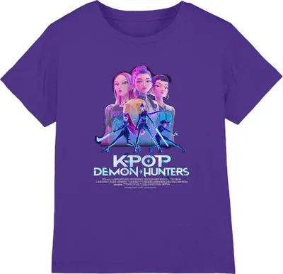 Image de T-shirt pour enfants "Chasseurs de démons K-Pop" - Modèle TV20435 (tailles 152-158) (bleu marine)
