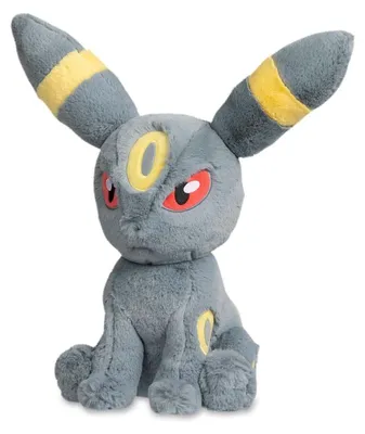 Produktbild von Pokémon Center Nachtara (Umbreon) Kuschelige Freunde Plüsch – 46 cm