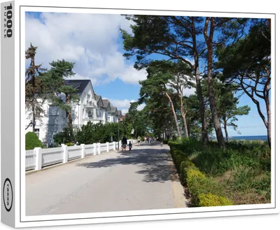 Produktbild von raxxa Premium-Puzzle "Strandpromenade Heringsdorf auf Usedom", 1000 Teile