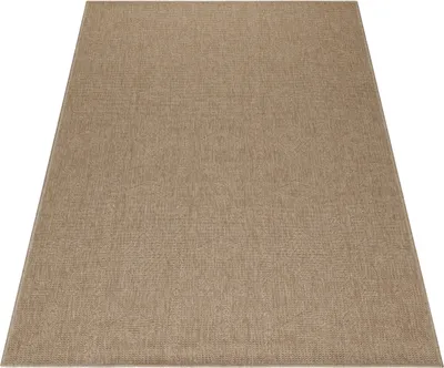 Produktbild von Outdoor Teppich Wetterfest 160x230 Rechteck Beige für Camping Garten oder innen Vintage Design aus Polypropylen