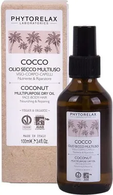 Produktbild von Phytorelax Laboratories Coconut, 100 ml, Unisex, Reparatur, Kokosnuss, Kokosnuss, Caprylic/capric triglyceride, Prunus amygdalus dulcis (Sweet almond) oil, Coconut alkanes, Cocos...