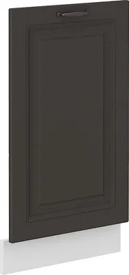 Image de Porte pour lave-vaisselle encastrable SOPHIA – 45x72 cm, gris foncé / blanc