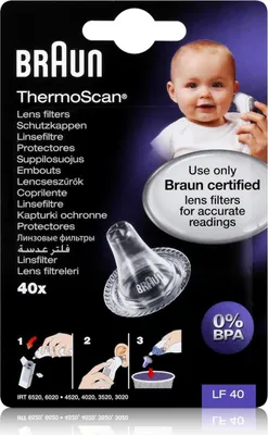 Produktbild von Braun Thermoscan Schutzkappen Lf40 40 St