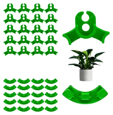 Produktbild von 40 Stück Pflanzenständerbieger, geringe Belastung, Biegeklemme für Pflanzentraining, Gartenzweige, 90-Grad-Pflanzenklammern (20 große + 20 kleine Stücke)
