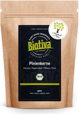 Produktbild von Biotiva Pinienkerne 75g aus biologischem Anbau