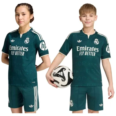 Image de Maillot Adidas Real Madrid 26/27 Away Jersey Kids "Aurora Ivy" pour Enfant