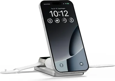 Produktbild von LINQ LQWPS082, 8000 mAh, Kabelloses Aufladen, 5 W, Silber