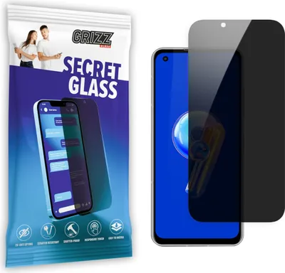 Zdjęcie produktu dla Ochraniacz ekranu GrizzGlass SecretGlass Privacy dla Asus Zenfone 9 - Czarny