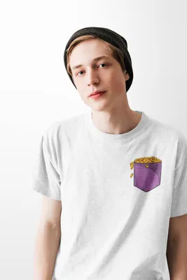 Produktbild von D&B Uni Polo  PO00014 Golden Coins Pocket Weiß-Größe M