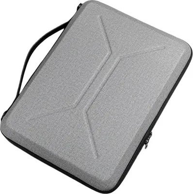 Produktbild von Multifunktionale Tablet- und Laptoptasche, wasserdicht und stoßfest, tragbar, auch als Mauspad nutzbar, für 15–16 Zoll, Grau
