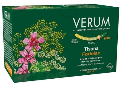 Imagen del producto de VERUM FORTELAX, infusión en bolsitas, 20 unidades, nuevo