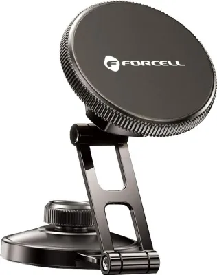 Produktbild von FORCELL F-Grip IronSecure Handy-Halterung Windschutzscheibe/Mittelkonsole kompatibel mit MagSafe schwarz