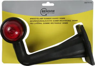 Produktbild von Markierungsleuchte Gummi 185 mm rot