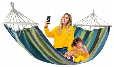 Produktbild von ZIDER Garten Hängematte XXL 2-Personen 220x160 cm