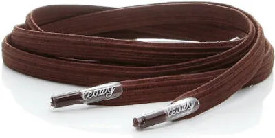 Image de leazy flat laces 4 à 7 oeillets brun brun foncé XL