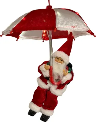Obrázok produktu pre Santabrella Vianočný prívesok Otec Vianoc s LED osvetlením - 30 cm - červený a biely