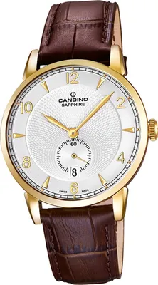 Produktbild von Candino Herren Quarzuhr Analog C4592/2 Leder Armband-Uhr Elegant braun D2UC4592/2