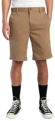 Immagine prodotto di RVCA Pantaloncini casual da uomo Weekend Stretch in cotone beige taglia 36