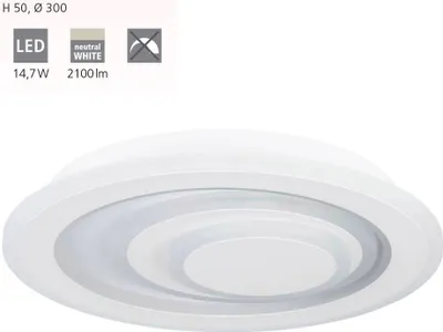 Obrázok produktu pre EGLO PALAGIANO 1, LED, 4000 K, 2100 lm, IP20, Biela