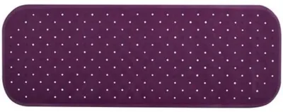 Produktbild von MSV Dusche/Bad rutschfeste Matte Badezimmer - Gummi - lila - 36 x 97 cm