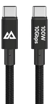Obrázok produktu pre Hama 00201765, 1,2 m, USB C, USB C, USB 3.2 Gen 1 (3.1 Gen 1), 10 Gbit/s, Čierna