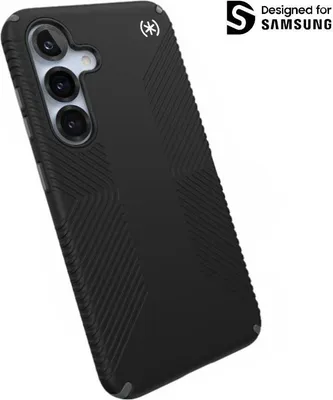 Productafbeelding van Beschermhoes voor Samsung Galaxy S25/S24 - Achterkant Speck Presidio2 Grip - Zwart