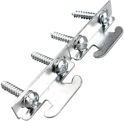 Produktbild von Gordijnstang Beugel Set mit Haken für Mittelunterstützung - Silberfarben - Kurzleisten Accessoires