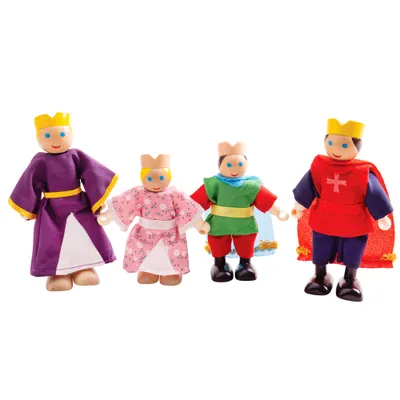 Image de Bigjigs Toys Figurines en bois de la famille royale