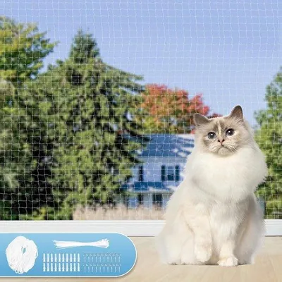 Produktbild von Famanu Katzennetz - Transparente Katzenbescherming für Balkon