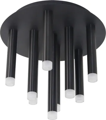 Obrázek produktu pro Bodový stropní podhled černý 9xG9 8W GLAM 326638 Polux