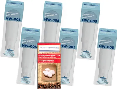 Obrázek produktu pro 6 x vodní filtr HW-005 filtrační vložka pro kávovar Melitta + 10 záložek Novinka