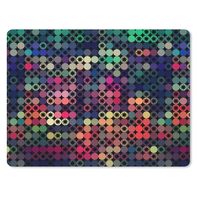 Produktbild von MuchoWow® Mauspad Mousepad Sterne - Regenbogen - Punkte - Geometrie - Design 40x30 cm - Mousepads - Maus Mat - Pad - Mausunterlage - Anti Rutsch