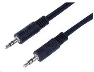 Obrázok produktu pre PREMIUMCORD Kábel, konektor Jack 3,5 mm – 3,5 mm, samica-samica, dĺžka 0,5 m