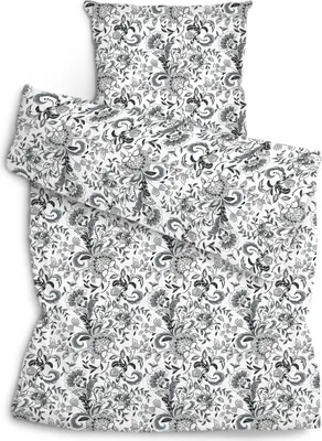 Produktbild von Amilian 2-tlg Set: Bettwäsche 135x200, Kissenbezug: 80x80 cm, 100% Baumwolle, mit Hotelverschluß: weiche Flauschige Bettbezüge, Kopfkissenbezug