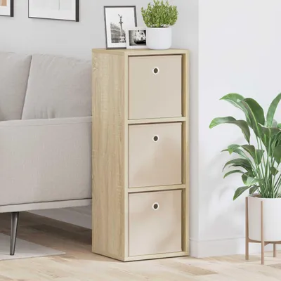 Obrázok produktu pre Komoda s zásuvkami vidaXL z dubového dreva Sonoma, 30,5 x 27 x 84,5 cm