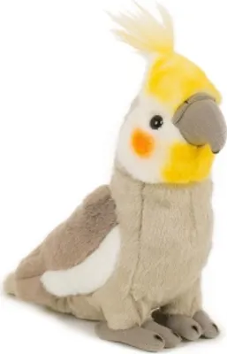 Produktbild von Plüschtier Nymphensittich 19 cm, Stofftiere Kuscheltiere Sittiche Tiere Vogel Haustier