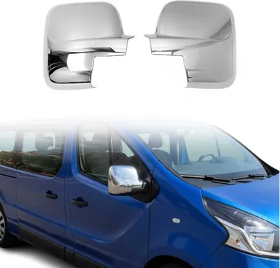 Image de Coques de Rétroviseurs pour Nissan NV300 2016-2021 en ABS Argent