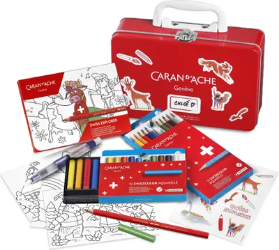 Zdjęcie produktu dla Zestaw podróżny CARAN D'ACHE 3000223 CARAN D'ACHE SWISSCOLOR, w etui