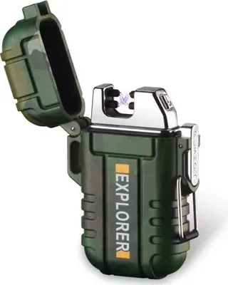 Obrázek produktu pro Elektrický zapalovač s USB AR-25714 - Zelená KP25714