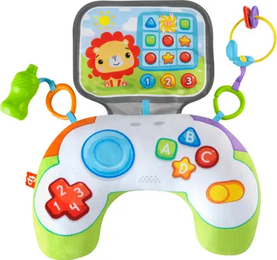 Image de Fisher-Price Babys Controller Coussin de jeu Jouet sensoriel en position ventrale