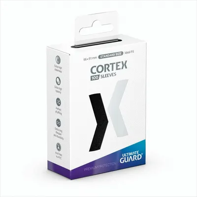 Produktbild von Ultimate Guard Cortex Sleeves Standardgröße Schwarz (100)