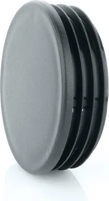 Immagine prodotto di LogistSystem 1 pezzo Tappo a lamelle rotondo da 60 mm per tubo rotondo - Tappo rotondo antracite - Copertura per tubi in plastica PE - Tappo per tubi per la copertura di tubi in acciaio, tubi in acciaio inox, tubi in alluminio, profili in alluminio