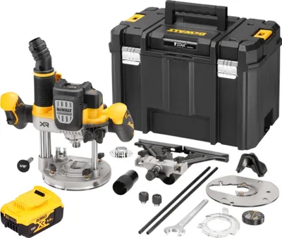 Zdjęcie produktu dla Frezarka akumulatorowa DeWalt DCW 620 NT 18 V 12 mm bezszczotkowa + 1x akumulator 5,0 Ah + TSTAK - bez ładowarki