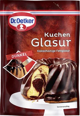 Produktbild von Dr. Oetker Kuchenglasur - DUNKEL - 150gr