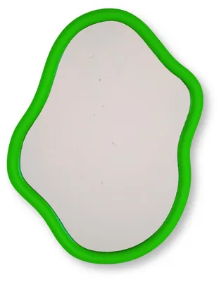 Imagen del producto de Espejo - Materiales orgánicos - MDF - Color verde - 30x40 cm
