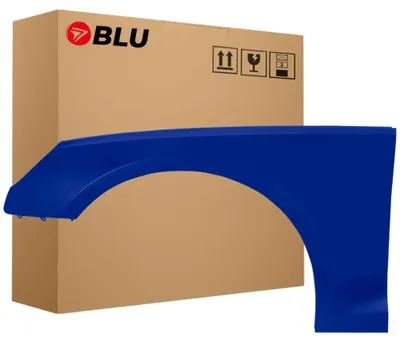 Obrázek produktu pro BLU Blatník náhrada pro Audi A4 B9 S4 LX5Q Levý Modrá ScubaBlau | 2015-2019 | Přední | Lakovaný | Připravený k montáži, Obrázek vytvořený pomocí AI