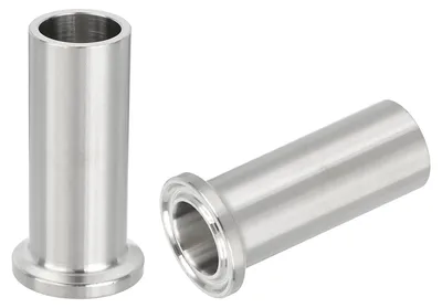 2x Edelstahl 304 Schweißklemme Ferrule 3/4" (19 mm) Rohrverbinder