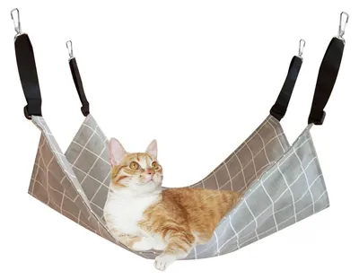 Immagine prodotto di Amaca per gatti - Regolabile - Fino a 9 kg - 57 x 47 cm